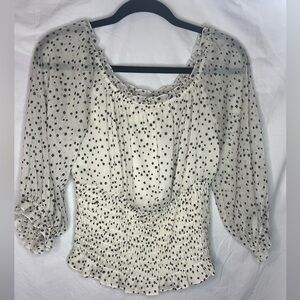 Anthropologie Lucia off the shoulder blouse